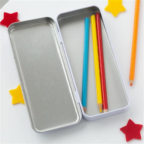 metal pencil box items|metal pencil case with lock.